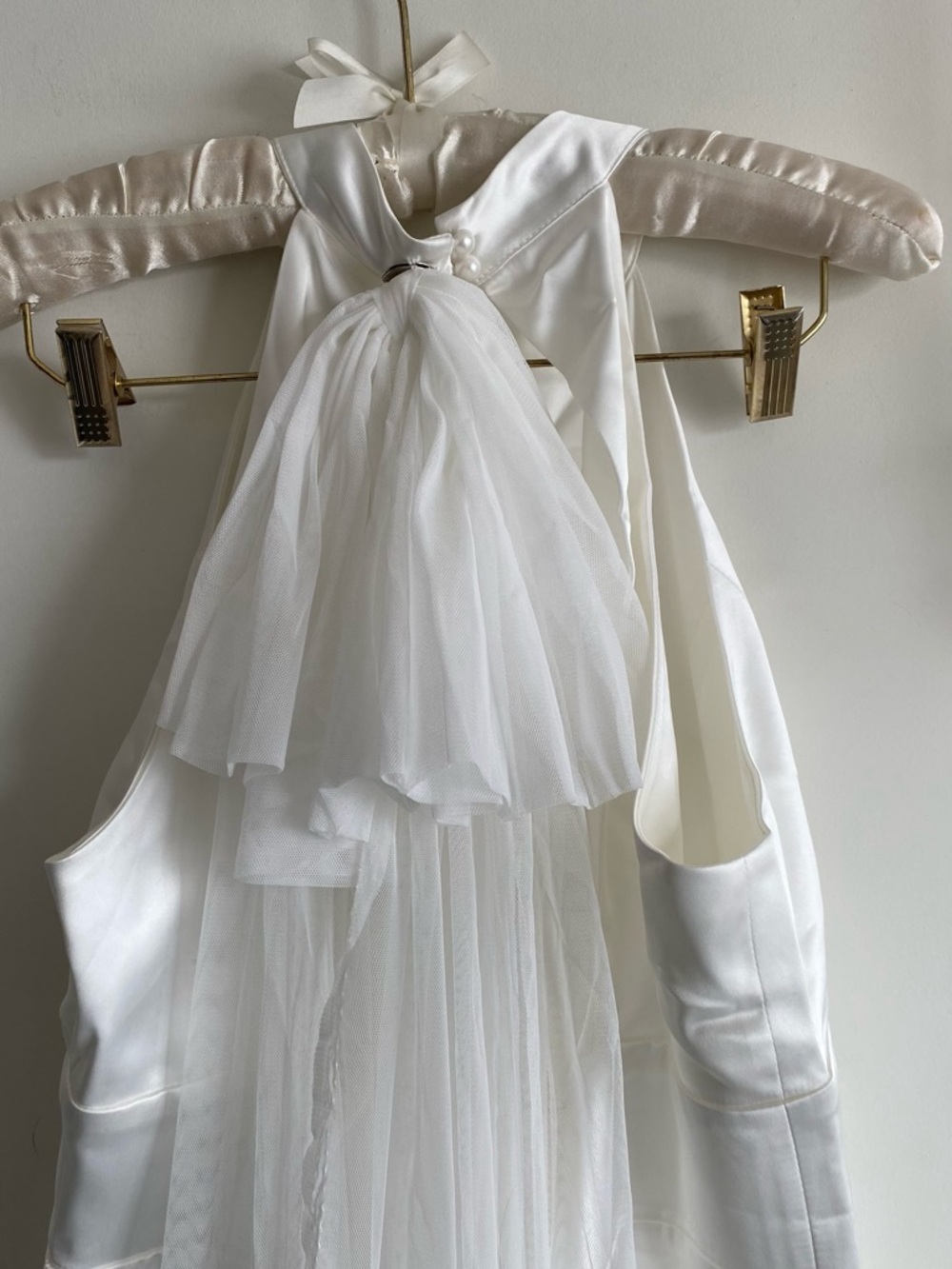 BELLA BARNETT WHITE SATIN JUMPSUIT - Picture 8 of 16